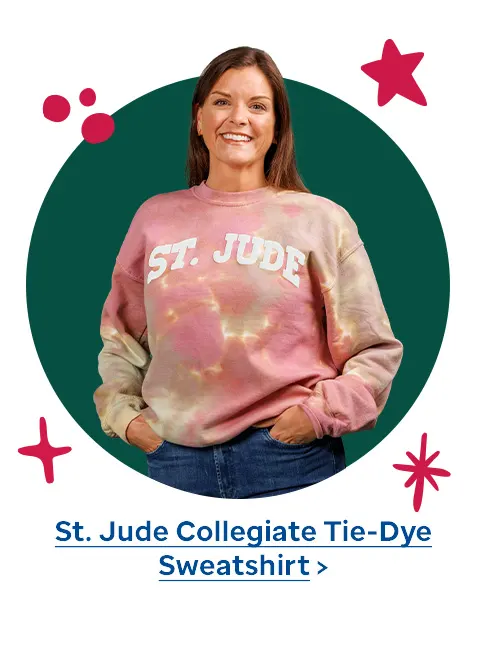 St. Jude Collegiate Tie-Dye Sweatshirt